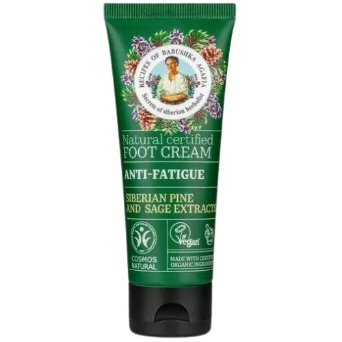Cremă pentru picioare, anti oboseală cu extract de Pin, 75ml, Bunica Agafia