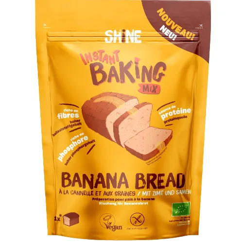 Amestec Instant pentru Banana Bread Bio 350g Shine