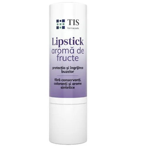 Lipstick cu aroma de fructe de padure, 4 g, Tis Farmaceutic