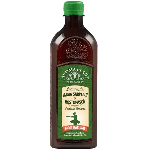 Lotiune cu Iarba Serpelui si Rostopasca 500ml AromaPlant