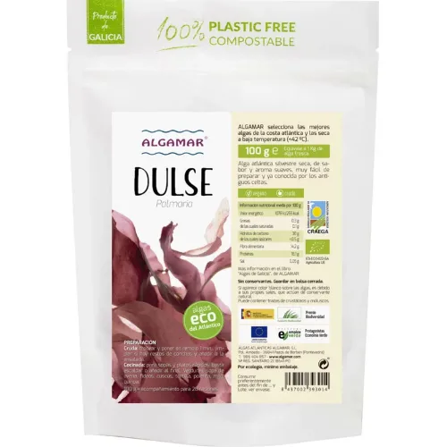 Alge Marine Dulse Bio, 100gr, Algamar