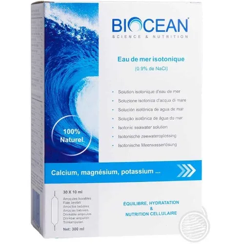 Plasma Izotonica, 30 fiole buvabile x 10ml, Biocean
