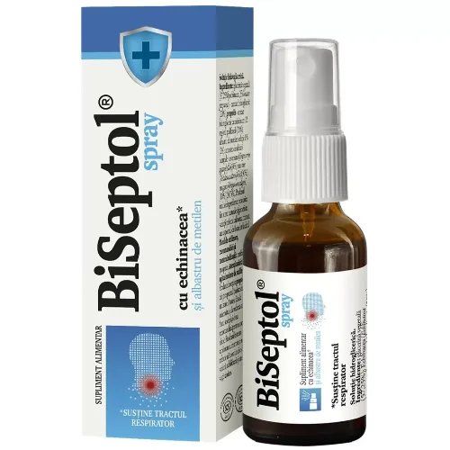 Spray Biseptol cu Echinacea si Albastru de Metilen 20ml Dacia Plant