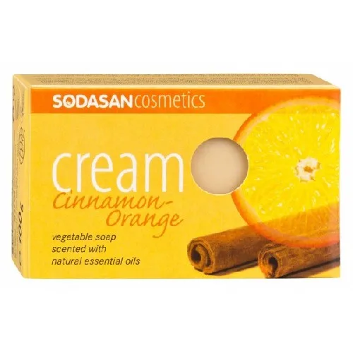 Sapun Crema Ecologic cu Scortisoara si Portocala 100gr Sodasan