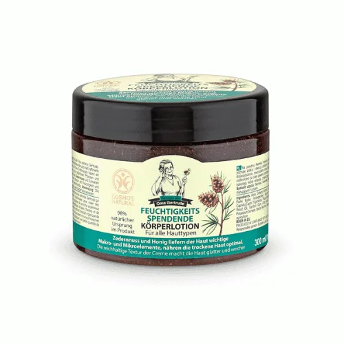 Crema corporala hidratanta cu ulei de cedru bio 300ml OmaGertrud