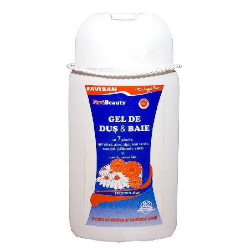 Gel de Dus & Baie cu 7 plante 300ml Favisan