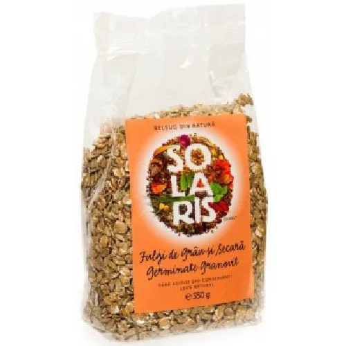 Fulgi de Grau si Secara Germinata Granovit 350gr Solaris