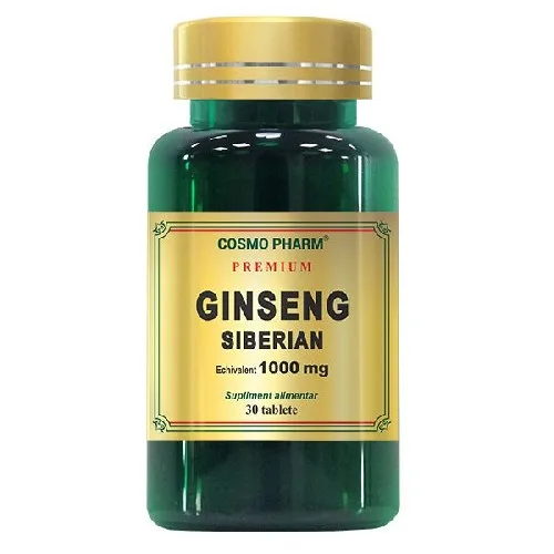 Ginseng Siberian 1000mg 30cpr Cosmopharm