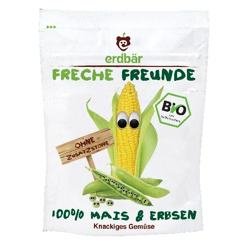 Porumb si Mazare Boabe Crocante Bio 20gr Erdbar