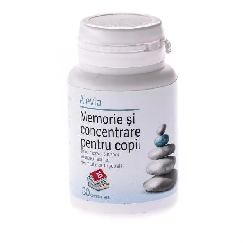 Memorie & Concentrare Copii 30cpr Alevia