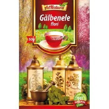 Ceai Galbenele Flori 50gr Adserv