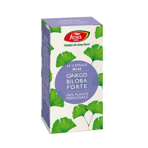Ginkgo Biloba Forte 63cps Fares