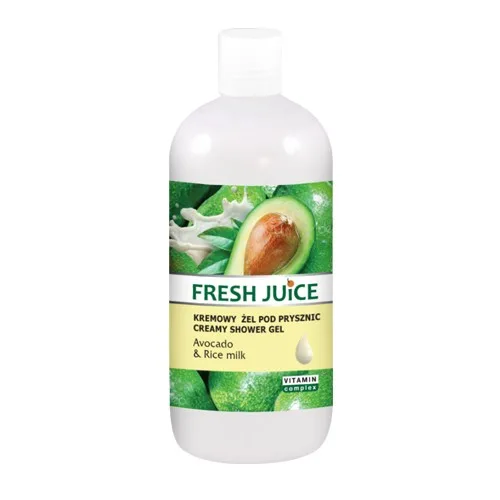 Gel de dus cu Avocado si Lapte de orez 500ml