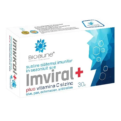 Imviral+Vit C & Zinc 30tab Biosunline