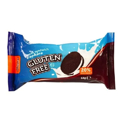 Biscuiti cu Crema de Lapte fara Gluten, 64gr, Bob`s Foods