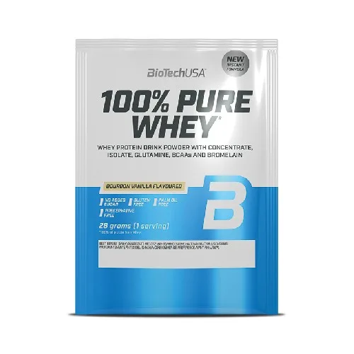 100% Pure Whey Bourbon Vanilla, 28gr, BiotechUSA