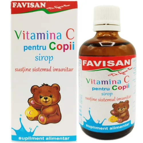 Vitamina C pt.Copii Sirop 100ml Favisan