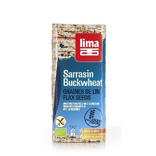 Rondele din Hrisca Expandata cu Seminte de In Bio 130gr Lima