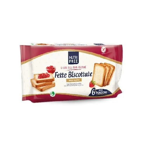Paine Prajita Fara Gluten Fette Biscottate, 225g, NutriFree