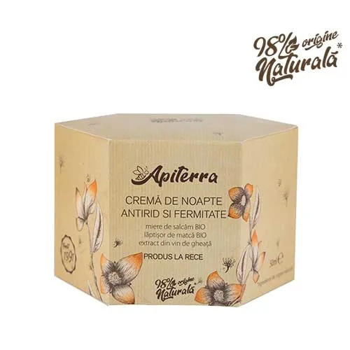 Crema de Noapte Antirid si Fermitate 50ml Apiterra