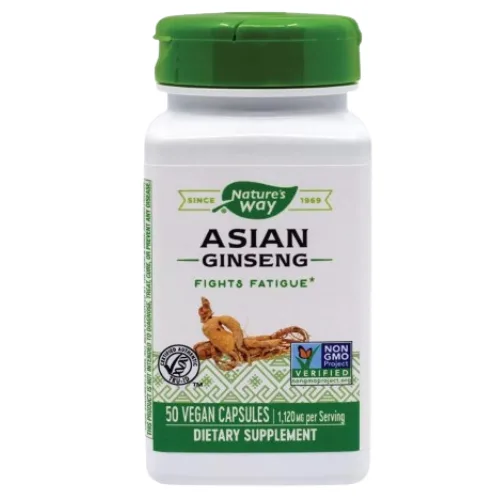 Asian Ginseng, 50cps, Natures Way