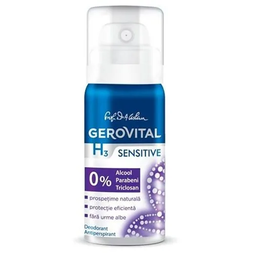 Gh3 Deodorant Aps Sensitive 40ml, Gerovital