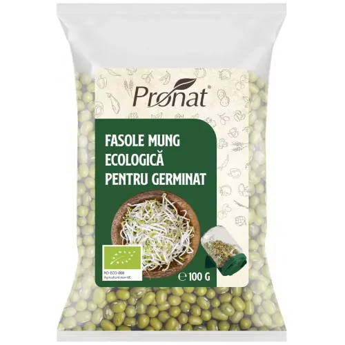 Fasole Mung Germinat Eco 100gr Pronat