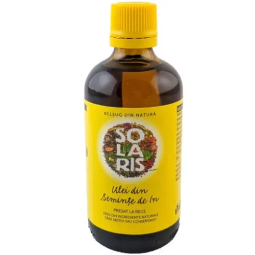 Ulei Din Seminte De In 100ml Solaris