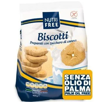Biscotti cu zahar brun Nutrifree 400gr