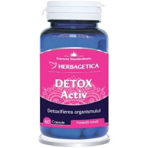 Detox Activ, 60 cps, Herbagetica