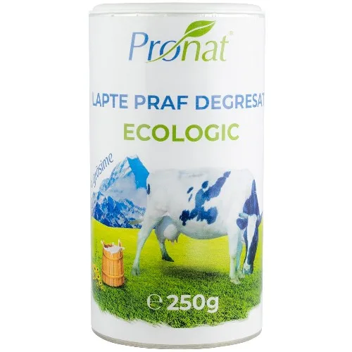Lapte Praf Degresat, Eco, 250gr, Pronat