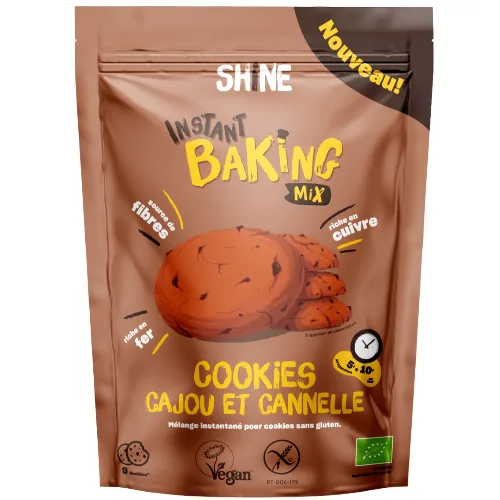 Amestec Instant pentru Cookies cu Scortisoara si Caju Bio 300g Shine