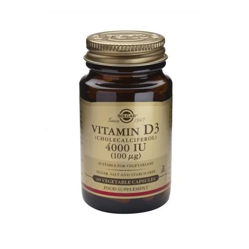 Vitamin D3 4000IU (100micrograme) 60cps Solgar