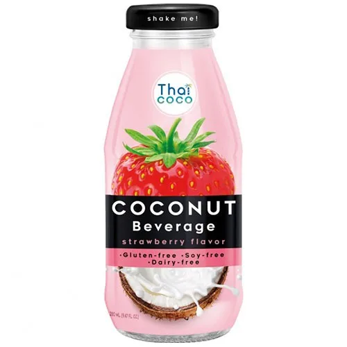 Bautura Cocos Capsuni, 280ml, Thai Coco