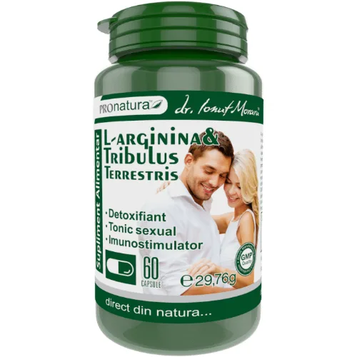 L-Arginina Tribulus Terestris 60cps Medica