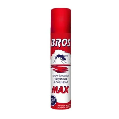 Spray Impotriva Tantarilor si Capuselor Max, 90ml, Bros