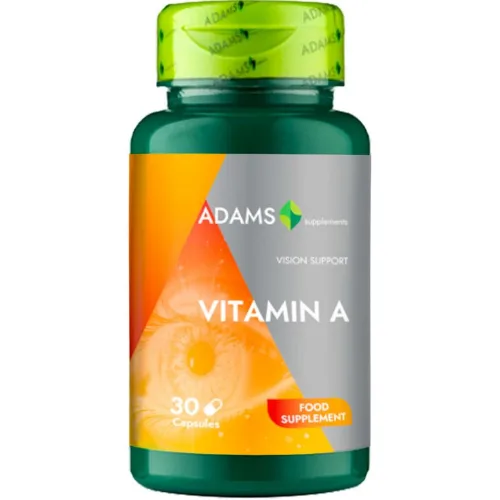 Vitamina A 10000 UI, 30cps, Adams Supplements