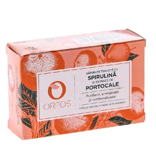 Sapun Spirulina si Portocale 100g Ortos