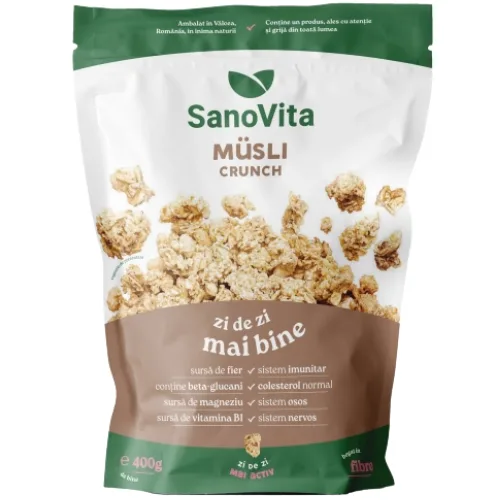Musli Crunch Zipper 400gr Sano Vita