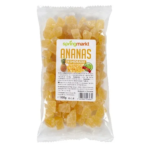 Ananas Deshidratat, 100g, springmarkt