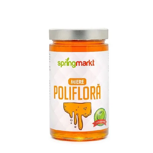Miere de albine Poliflora, 900gr, Springmarkt