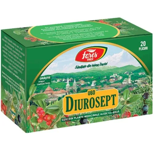 Ceai Diurosept, 20 plicuri, Fares