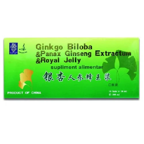 Fiole Ginkgo Ginseng Royal Jelly 10x10ml Naturalia Diet