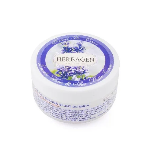 Crema cu Apa de Lavanda si Unt de Shea 150ml Herbagen