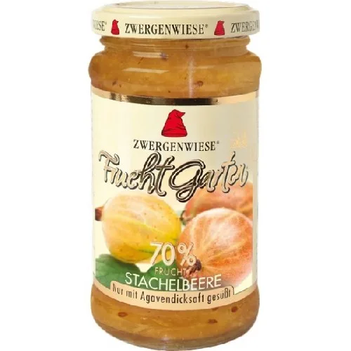 Gem de agrise indulcit cu nectar de agave, 225g, Zwergenwiese