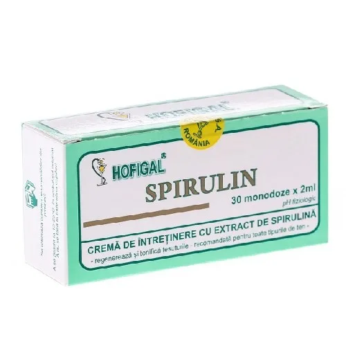 Crema cu extract de Spirulina 30monodoze Hofigal