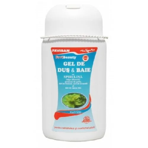 Gel de Dus cu Spirulina 300ml Favisan