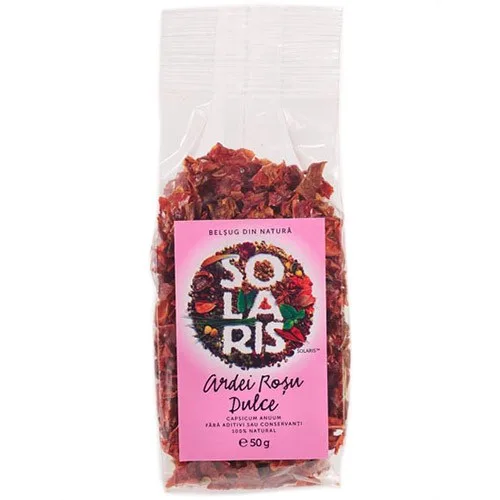 Condiment Ardei Rosu Dulce 50gr Solaris