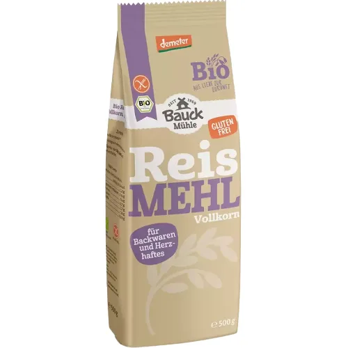 Faina Integrala de Orez fara Gluten 500gr BauckHof 