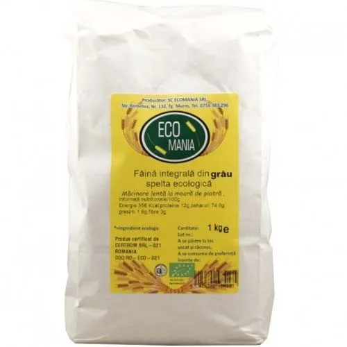 Faina Integrala Spelta Ecologica 1kg Ecomania